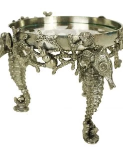 Detail Products Pewter Seahorse Candle Holder