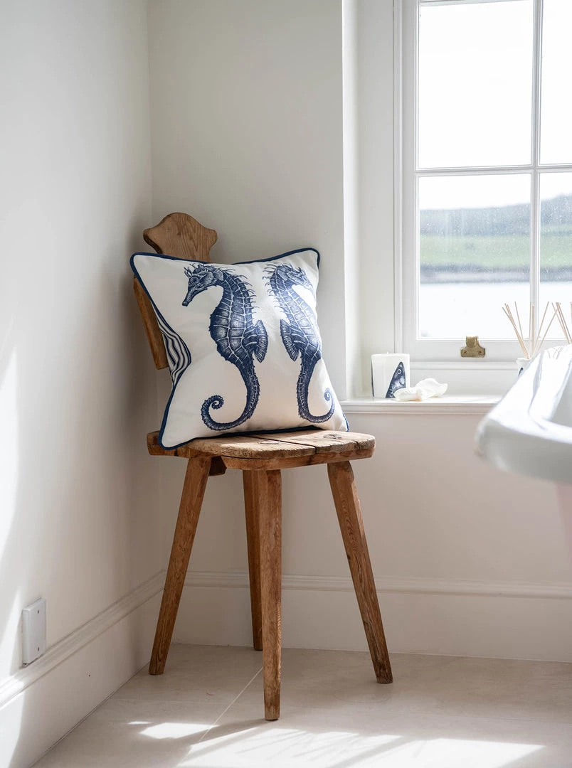 Magic Textiles Seahorse Velvet Cushion Cover 3 Magic Textiles Seahorse Velvet Cushion Cover