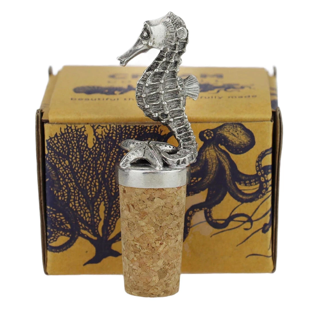 Detail Products Kitchen & Dining Pewter Seahorse Cork Stopper 5 Detail Products Kitchen & Dining Pewter Seahorse Cork Stopper