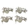 Detail Products Pewter Seahorse Napkin Ring Set Kitchen & Dining