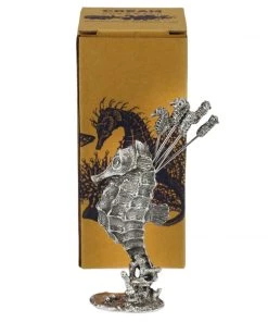 Detail Products Pewter Seahorse Pick Set Kitchen & Dining