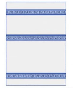 Ian Mankin Homeware Seastripe Recycled Cotton Throw In Cobalt And Ecru