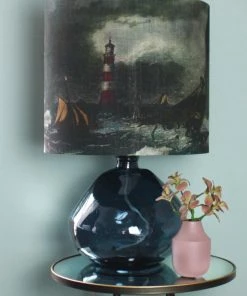 Jarapa Sennen Recycled Glass Lamp Base In Petrol Blue Homeware 9 Jarapa Sennen Recycled Glass Lamp Base In Petrol Blue Homeware