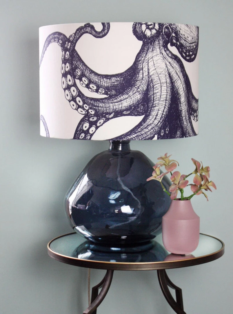 Jarapa Sennen Recycled Glass Lamp Base In Petrol Blue Homeware 4 Jarapa Sennen Recycled Glass Lamp Base In Petrol Blue Homeware