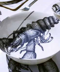Fegg Hayes Bone China Lobster Serving Bowl Kitchen & Dining
