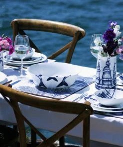 Fegg Hayes Bone China Mackerel Serving Bowl