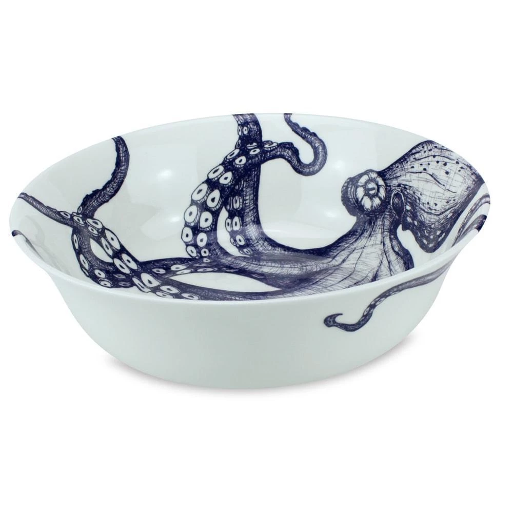 Fegg Hayes Kitchen & Dining Bone China Octopus Serving Bowl 3 Fegg Hayes Kitchen & Dining Bone China Octopus Serving Bowl
