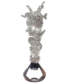 Detail Products Pewter Shell And Coral Bottle Opener Kitchen & Dining