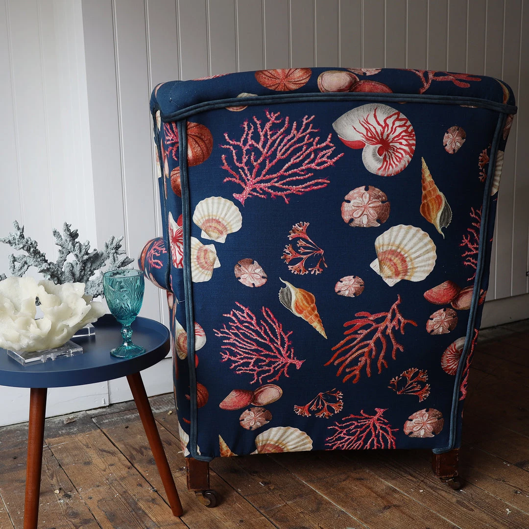 Cream Cornwall Furniture Shell Seeker Vintage Arm Chair 6 Cream Cornwall Furniture Shell Seeker Vintage Arm Chair