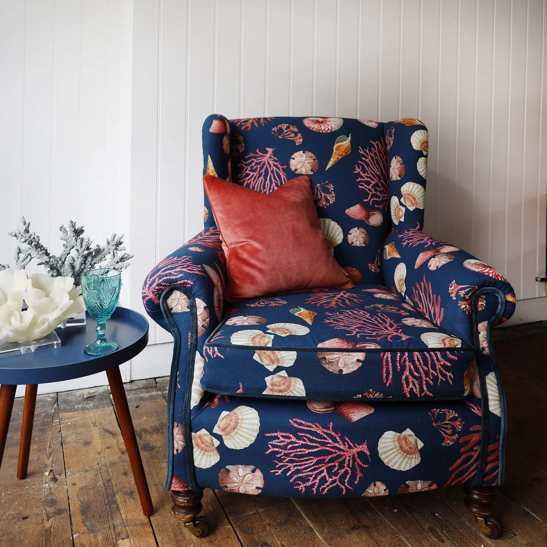 Cream Cornwall Furniture Shell Seeker Vintage Arm Chair 2 Cream Cornwall Furniture Shell Seeker Vintage Arm Chair