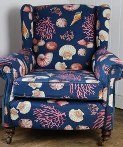 Cream Cornwall Furniture Shell Seeker Vintage Arm Chair