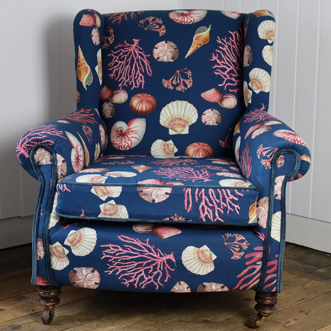 Cream Cornwall Furniture Shell Seeker Vintage Arm Chair 1 Cream Cornwall Furniture Shell Seeker Vintage Arm Chair