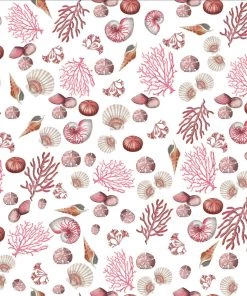 Magic Textiles Shell Seeker Linen Upholstery Fabric - Off White Homeware