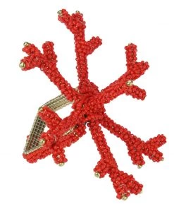 Coach House Kitchen & Dining Set Of 4 Red Reef Napkin Rings