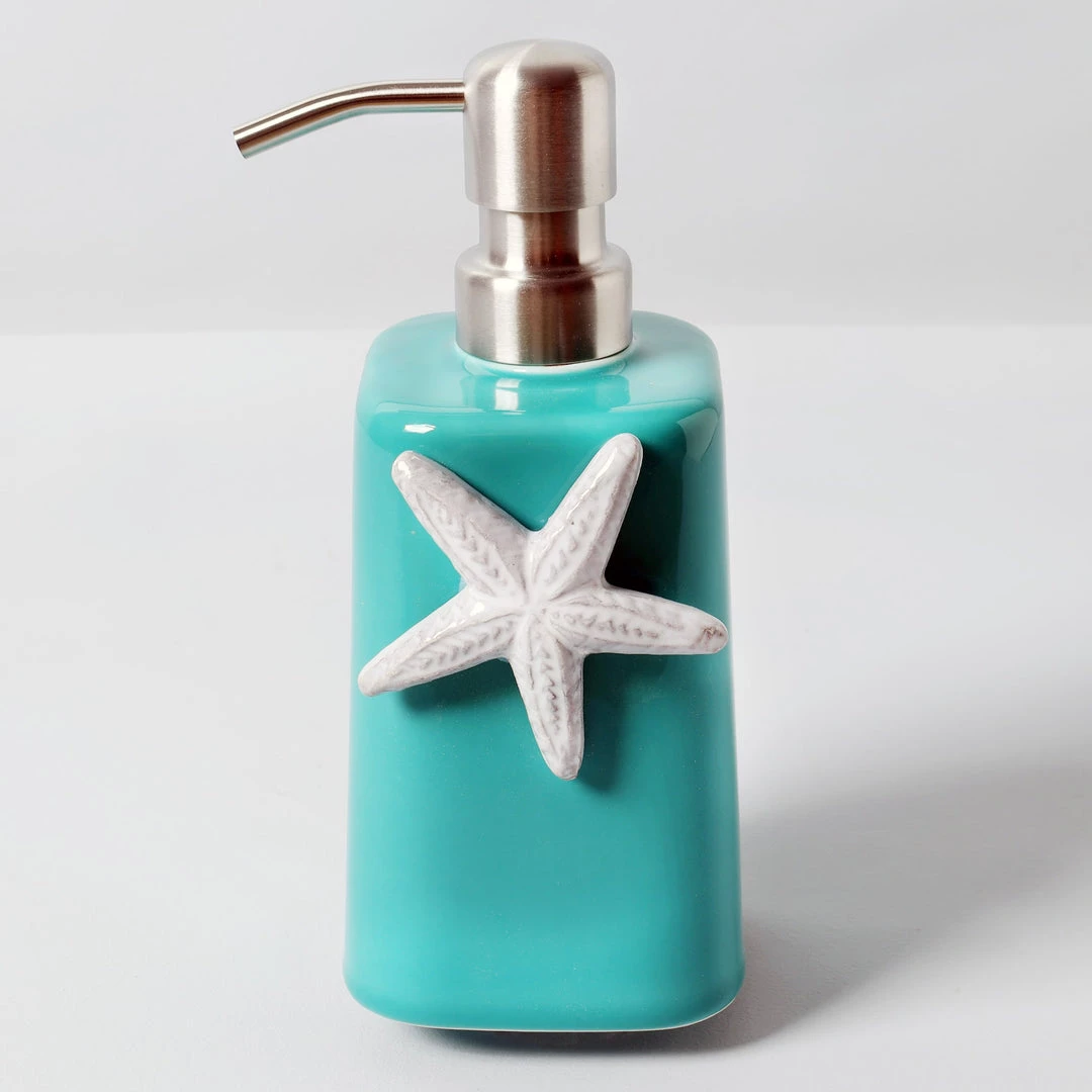 Edelweiss New Arrivals Starfish Soap Dispenser In Blue 3 Edelweiss New Arrivals Starfish Soap Dispenser In Blue