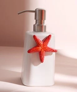 Edelweiss New Arrivals Starfish Soap Dispenser In White