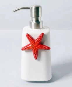 Edelweiss New Arrivals Starfish Soap Dispenser In White