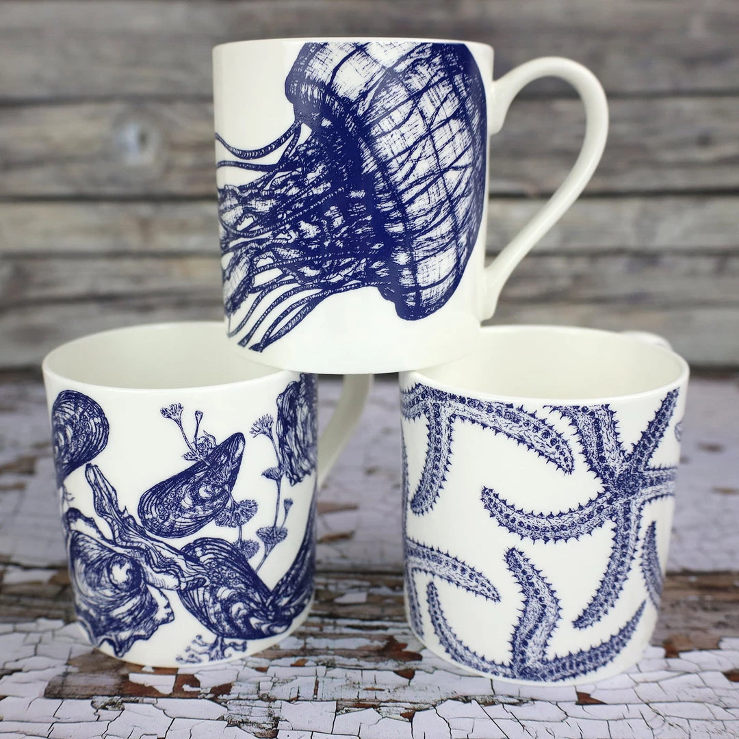 Impact China Bone China Mug With Mussel & Oyster Design Kitchen & Dining 7 Impact China Bone China Mug With Mussel & Oyster Design Kitchen & Dining