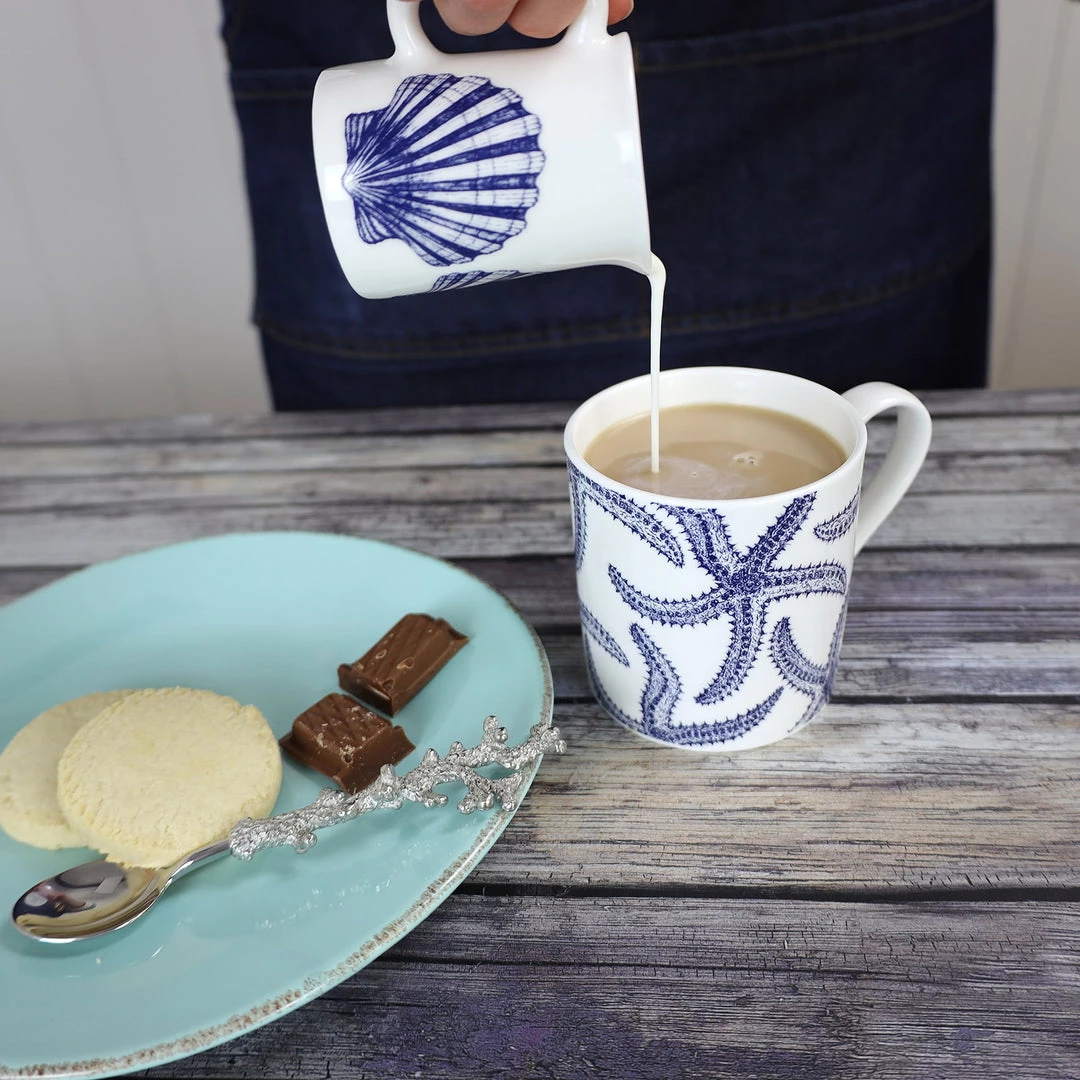 Impact China Kitchen & Dining Bone China Mug With Starfish Design 5 Impact China Kitchen & Dining Bone China Mug With Starfish Design