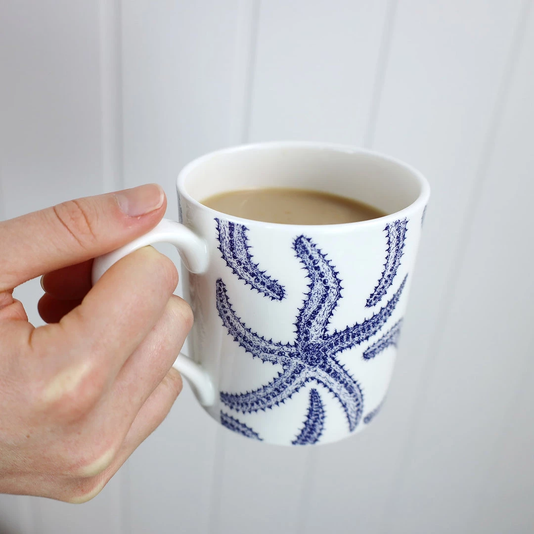 Impact China Kitchen & Dining Bone China Mug With Starfish Design 7 Impact China Kitchen & Dining Bone China Mug With Starfish Design
