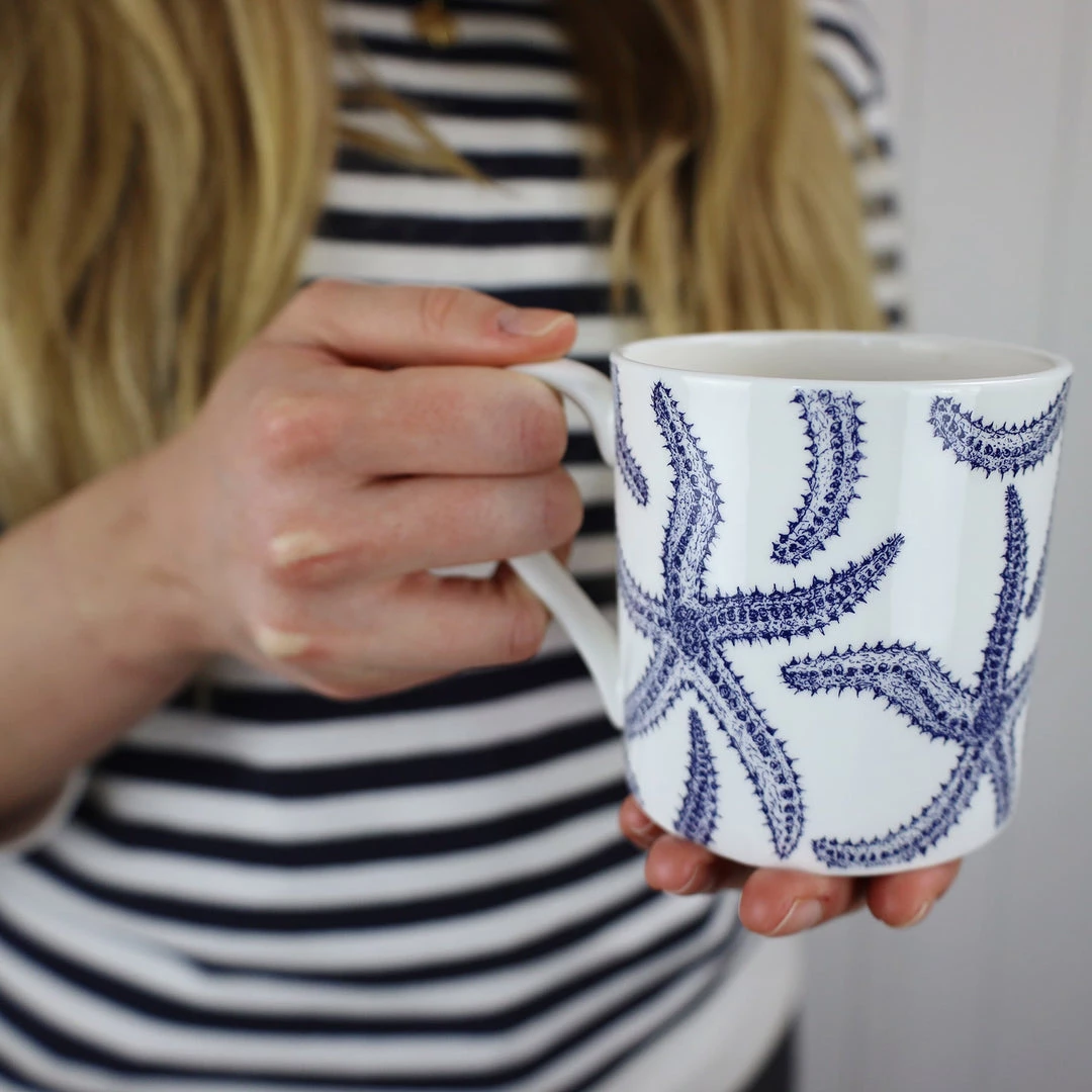 Impact China Kitchen & Dining Bone China Mug With Starfish Design 4 Impact China Kitchen & Dining Bone China Mug With Starfish Design
