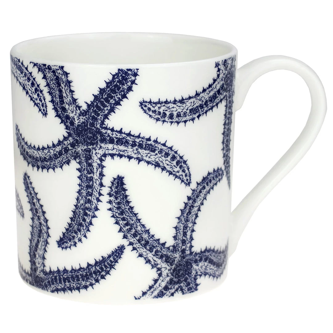 Impact China Kitchen & Dining Bone China Mug With Starfish Design 1 Impact China Kitchen & Dining Bone China Mug With Starfish Design