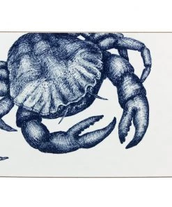Orchard Melamine Blue And White Crab Design Coaster Kitchen & Dining 9 Orchard Melamine Blue And White Crab Design Coaster Kitchen & Dining