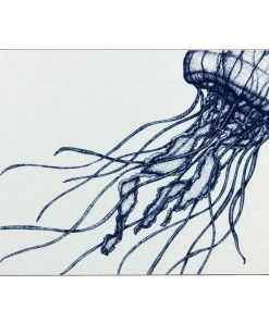 Orchard Melamine Kitchen & Dining Blue And White Jellyfish Design Placemat