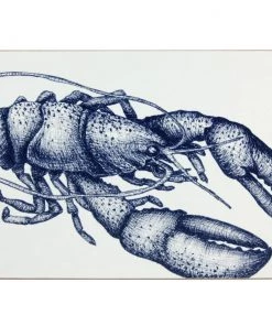 Orchard Melamine Blue And White Lobster Design Coaster 9 Orchard Melamine Blue And White Lobster Design Coaster