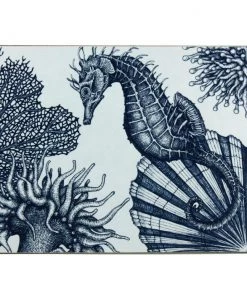 Orchard Melamine Blue And White Seahorse Design Placemat Kitchen & Dining 7 Orchard Melamine Blue And White Seahorse Design Placemat Kitchen & Dining