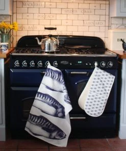 Magic Textiles Mackerel Tea Towel