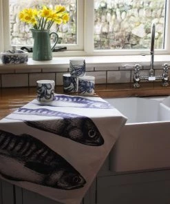 Magic Textiles Mackerel Tea Towel