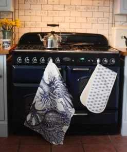 Magic Textiles Kitchen & Dining Seahorse Tea Towel