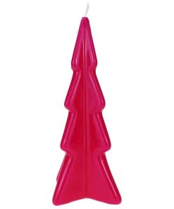 Graziani Accessories Tree Lacquered Candle - Fuchsia