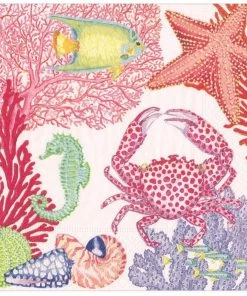 Caspari Under The Sea Paper Napkins