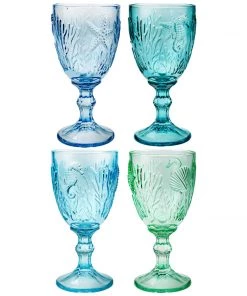 DRH Set Of 4 Underwater Goblets