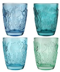 DRH Set Of 4 Underwater Tumblers Kitchen & Dining