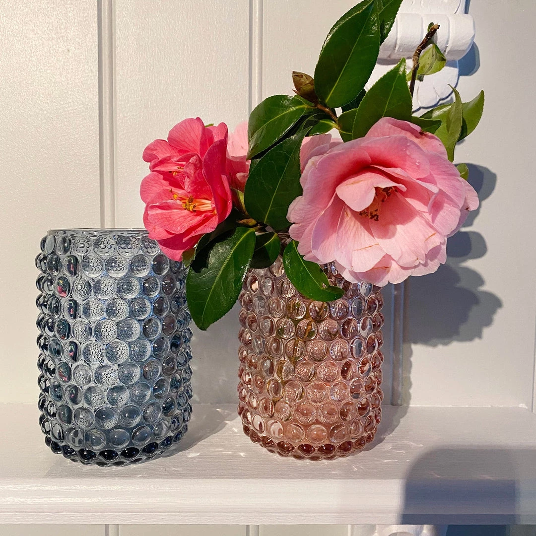 Light & Living Sea Urchin Glass Tea Light Large - Blue-Grey 2 Light & Living Sea Urchin Glass Tea Light Large - Blue-Grey