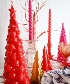 Graziani Tree Lacquered Candle - Red Accessories