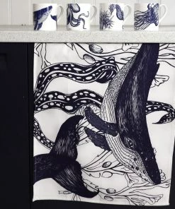Magic Textiles Whale Tea Towel Kitchen & Dining