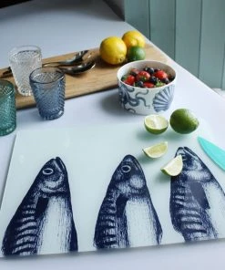 Orchard Melamine Mackerel Glass Worktop Saver Kitchen & Dining